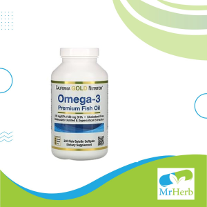 حبوب اوميجا ٣ – omega 3 California gold عدد 100 سوفت جيل