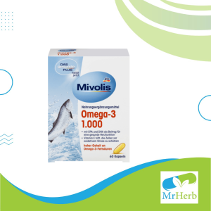 German Mivolis Omega 3 Pills Dm Mivolis Omega 3 1000 Concentration 1000 Count 60 Capsules