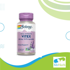 حبوب فايتكس Solaray vitex تركيز 400 مجم عدد 100 كبسولة