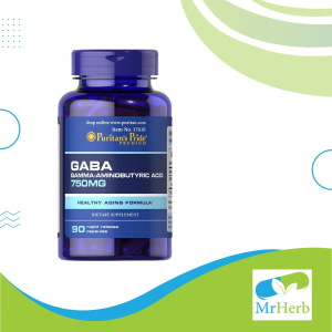 Puritan’s Pride Gaba dietary supplement, 750 mg, 90 capsules