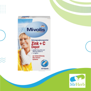 Mivolis Vitamin C Zinc, 60 capsules