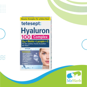 حمض الهيالورونيك حبوب Tetesept Hyaluron 100 Complex عدد 30 قرص