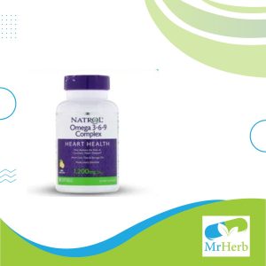 اوميجا كومبلكس Natrol omega 3 6 9 complex تركيز 1200 mg عدد 90 كبسولة سوفت جيل