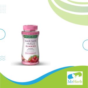 حبوب hair skin nails -عدد 80 حبة مضغ من Nature’s bounty