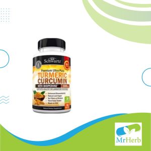 BIOSCHWARTZ TURMERIC CURCUMIN With BIOPERINE 1,500 mg concentration of 90 tablets