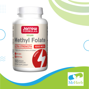 Jarrow Methyl Folate 1000mcg 100 Caps