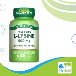 Nature's Truth إل-لايسين 500 مجم – 130 كبسولة