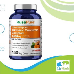 NusaPure Turmeric Curcumin Complex 4500 mg 150
