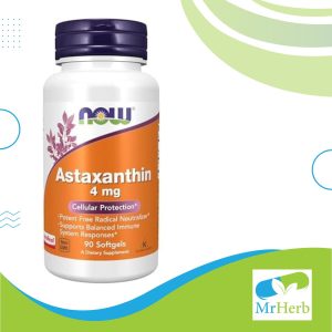 Now Astaxanthin 4mg 90 Softgels
