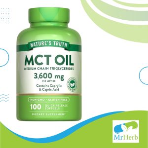 Nature's Truth MCT OIL 3600mg 100 Caps