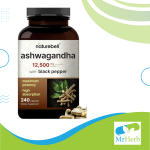 NatureBell Ashwagandha 12,500 mg (240 كبسولة)