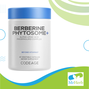 Codeage vitamins berberibe phytosome + 60 caps berberibe phytosome + 60 كبسولة